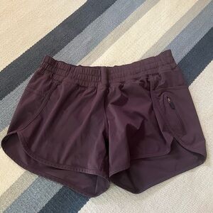 Lululemon purple running shorts